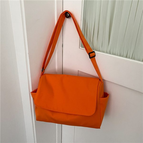 Japanese Solid Color Shoulder Crossbody Bag