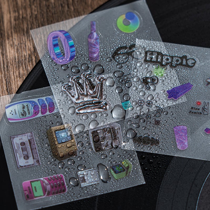 96 Sheets Pet Sticker Box