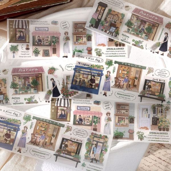 Boho Themed 6 Sheet Stickers Pack