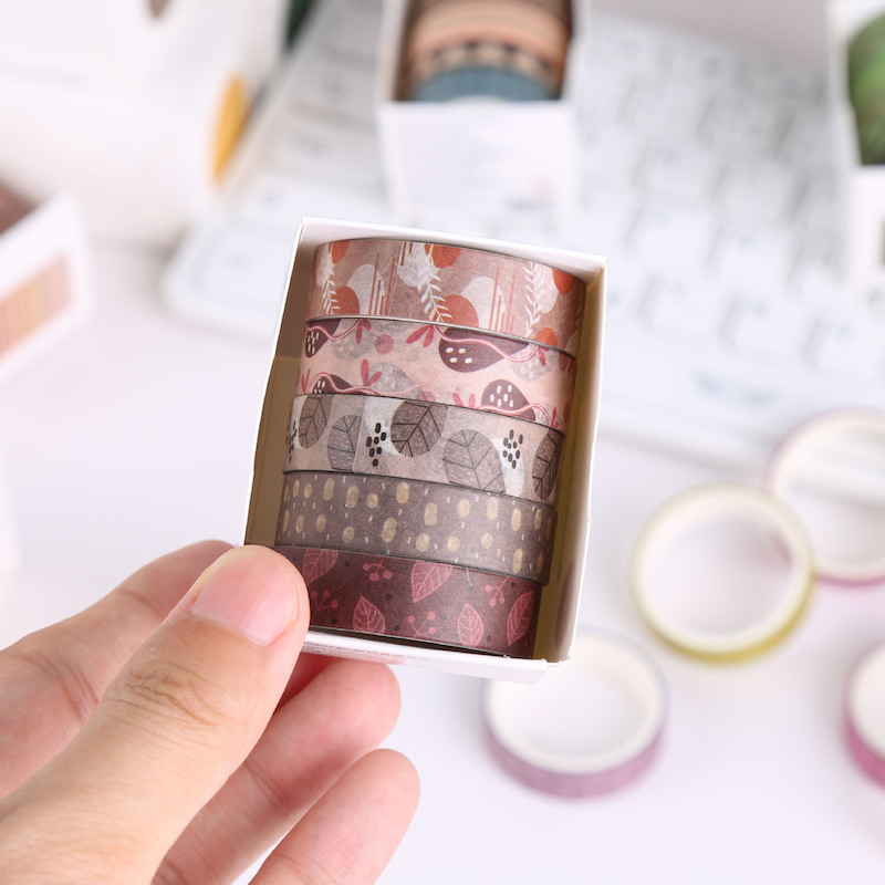 Decorative 5 Pcs Washi Tape Set