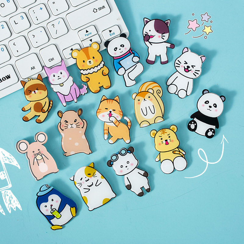 Kawaii Acrylic Pin Brooch Series Four