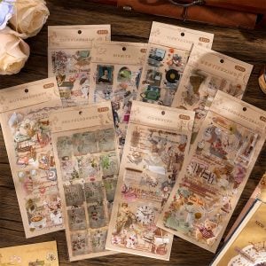 Vintage Pet 3 Pcs Sticker Sheet Pack
