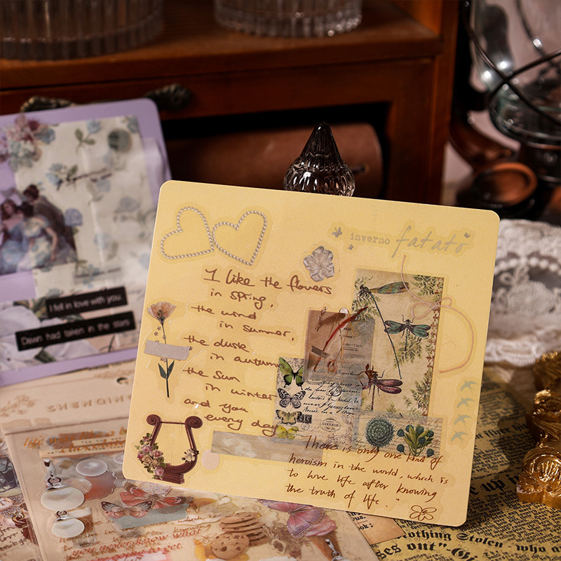 Vintage Pet 3 Pcs Sticker Sheet Pack