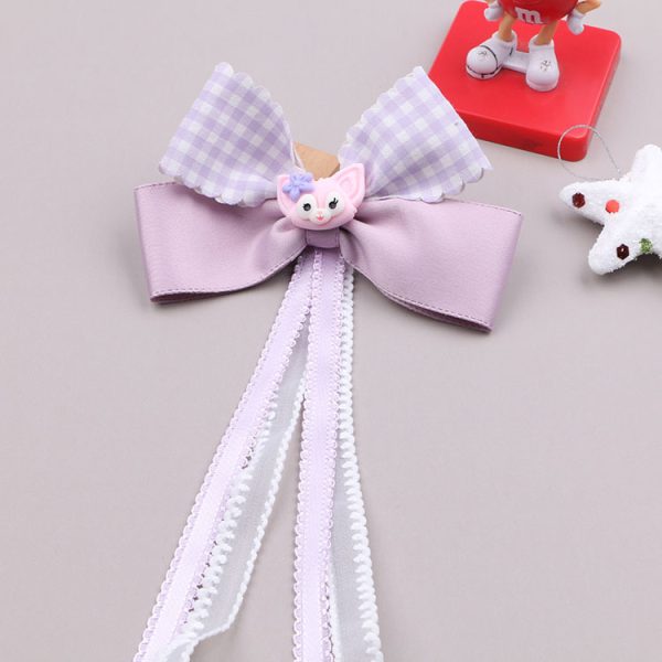 Cartoon Purple Bow