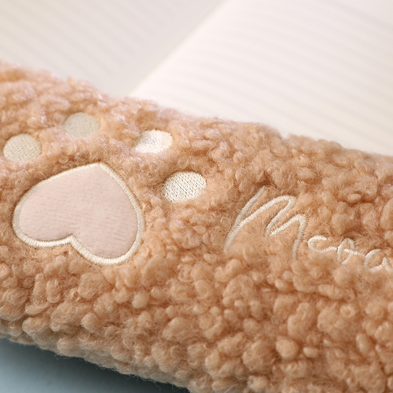 Furry Cat's Plush Pencil Bag