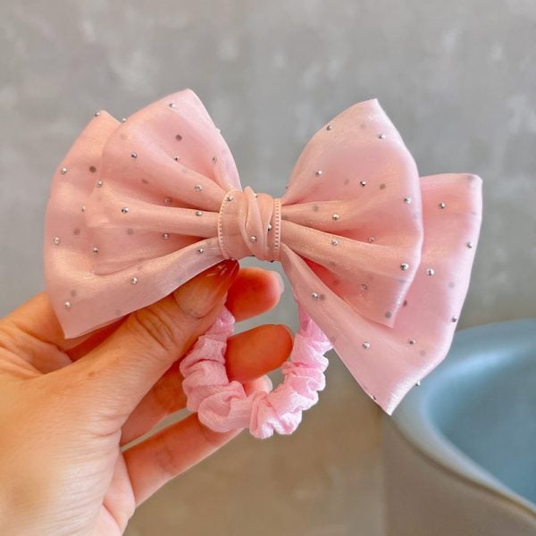 Pink Flash Scrunchies