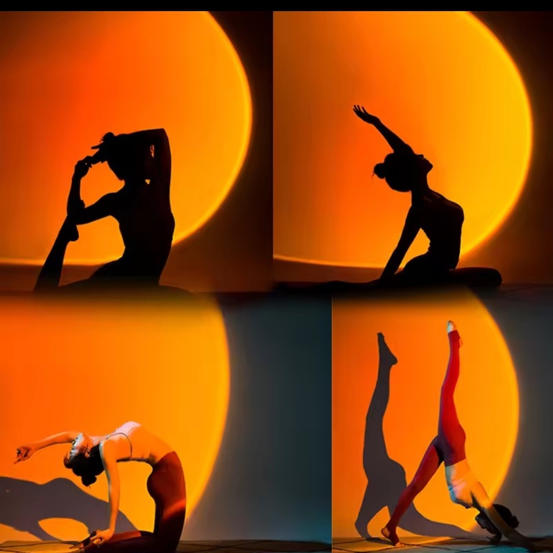 Rabbit Sunset Projection Night Light