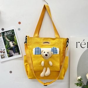 Stylish-Spacious-Cartoon-Shoulder-Bag yellow