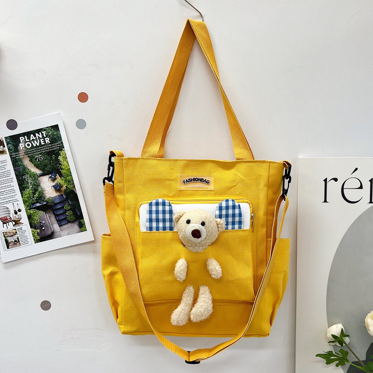 Stylish-Spacious-Cartoon-Shoulder-Bag yellow