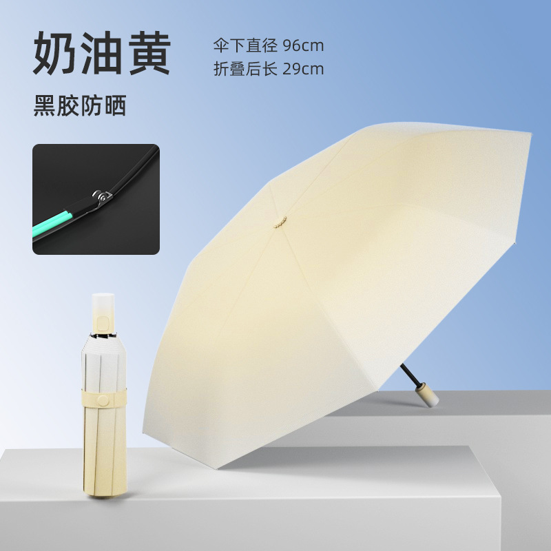 Fully Automatic Aesthetic Mesh Umbrella yellow