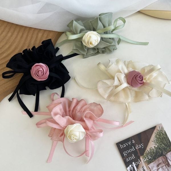 Rose Scrunchies