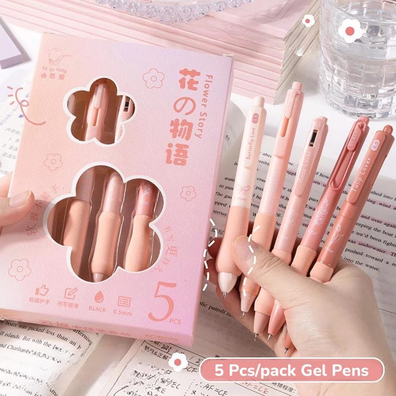 High Quality Cushion Grip Gel Pen Set