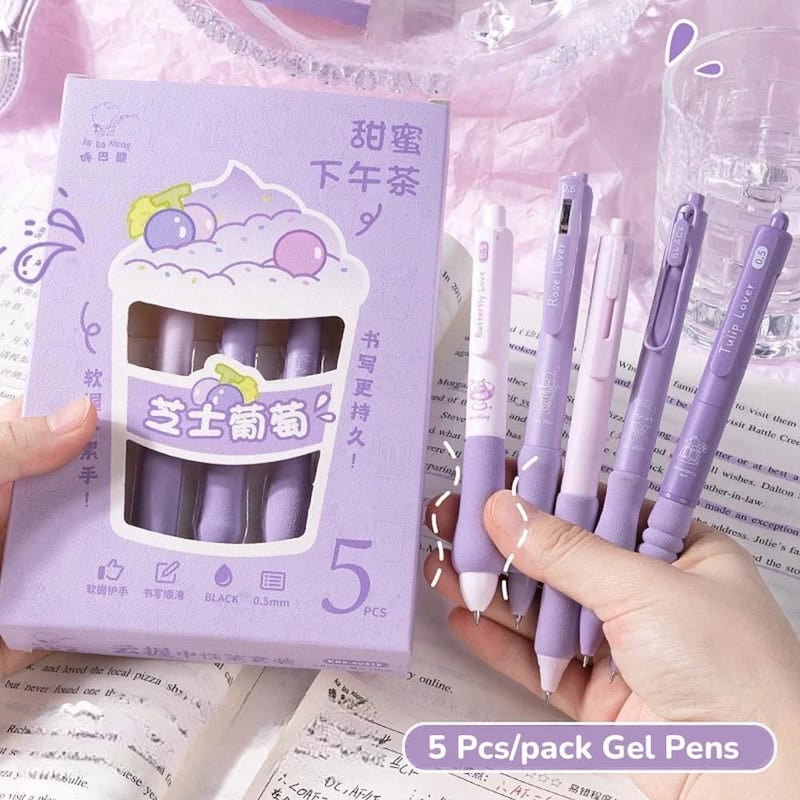 High Quality Cushion Grip Gel Pen Set