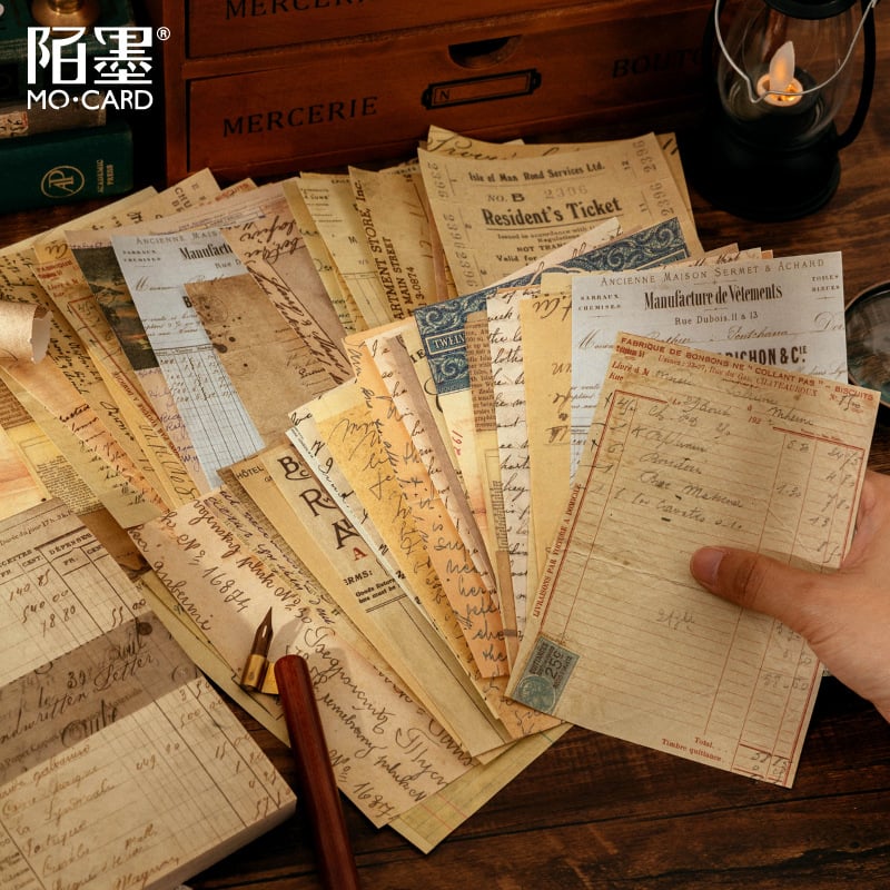 Aesthetic 100pcs Decorative Journal Paper Book