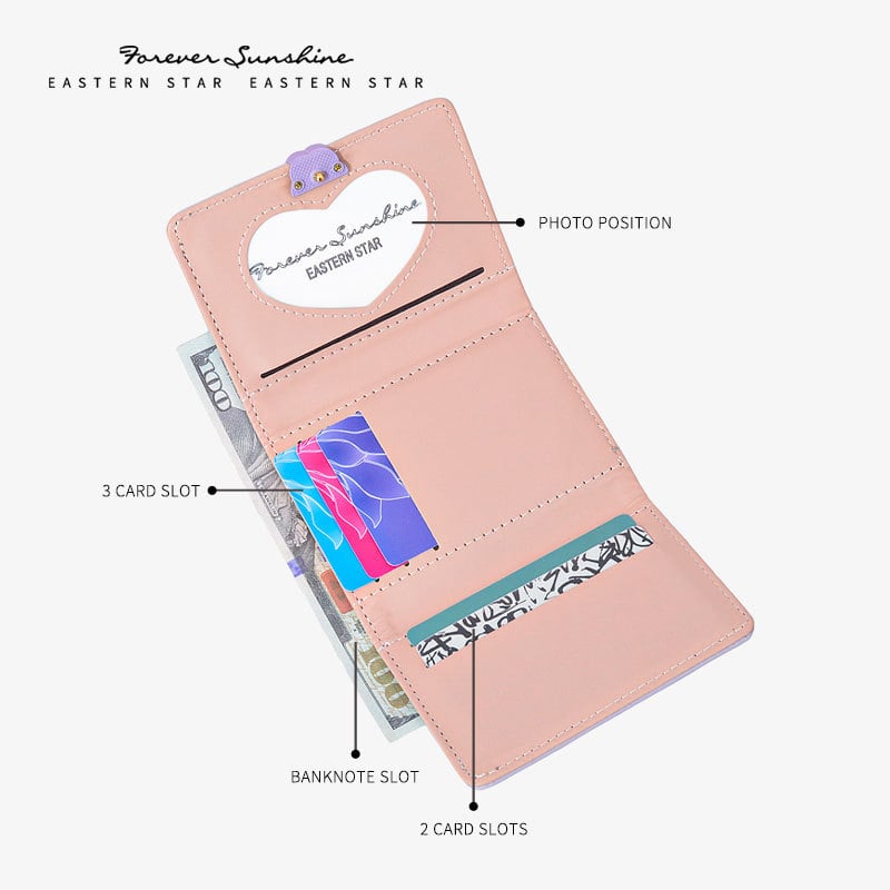 Premium Aesthetic Three-fold Wallet