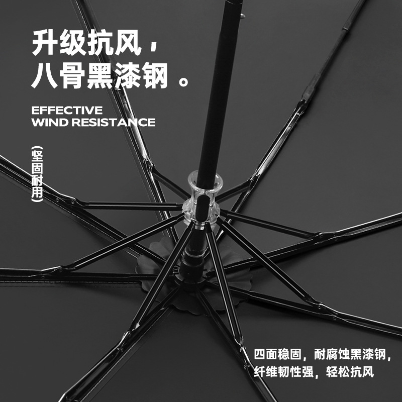 Full Floral Print Folding Cute Umbrella - Image 3