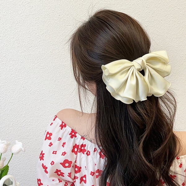 Rolled Satin Bow