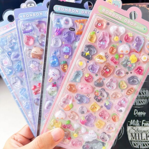 Cartoon 3D Stickers