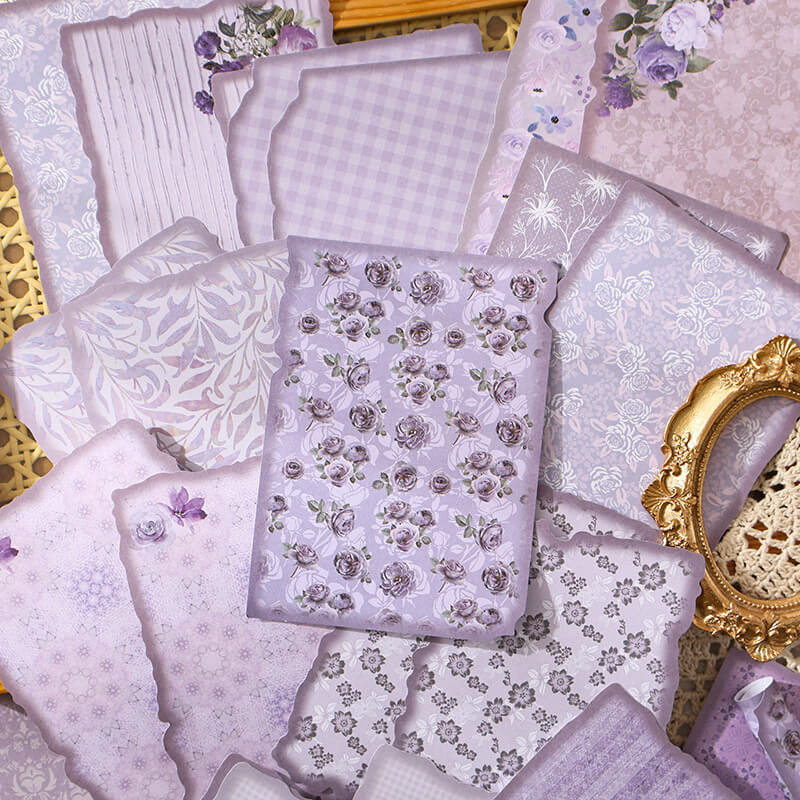 Floral Style Journal Background Paper