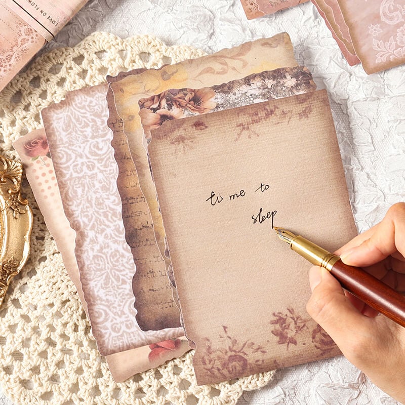 Floral Style Journal Background Paper