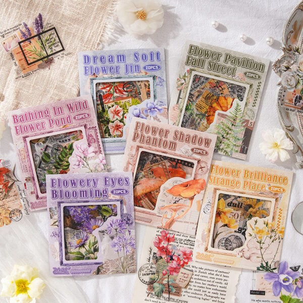 Waterproof Vintage Style PET Stickers main