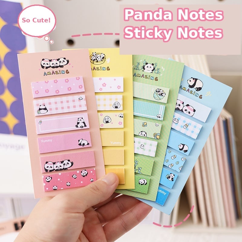 120 Pcs Cute Panda Index Sticky Notes main 2