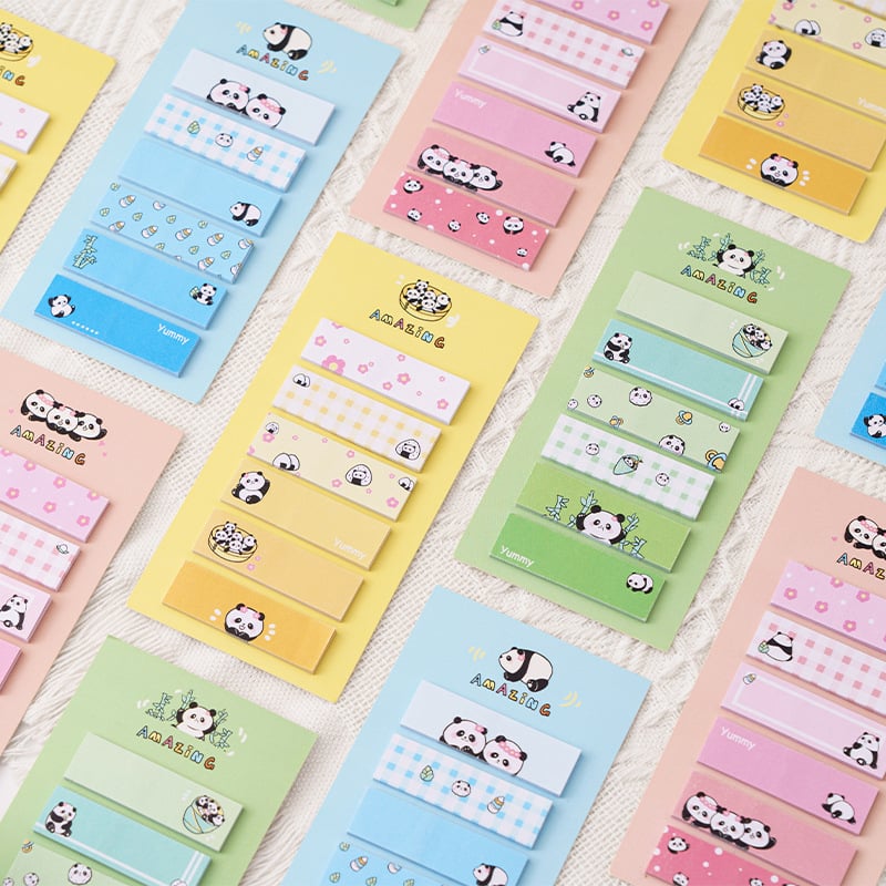 120 Pcs Cute Panda Index Sticky Notes - Image 2