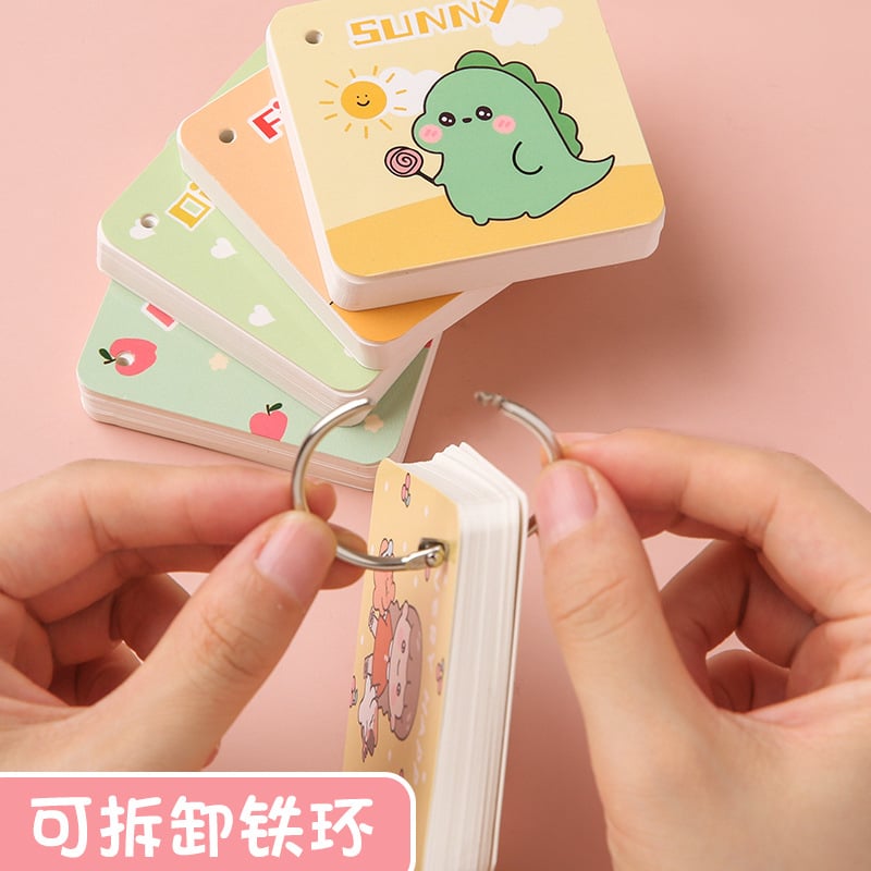 Cute Cartoon Ring Mini Notebook - Image 2