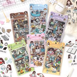 Daily Life Pet 4 Pcs Sticker main