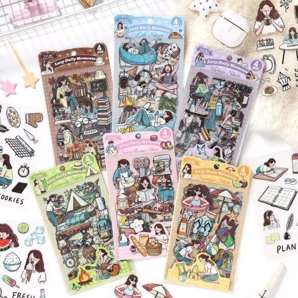 Daily Life Pet 4 Pcs Sticker main