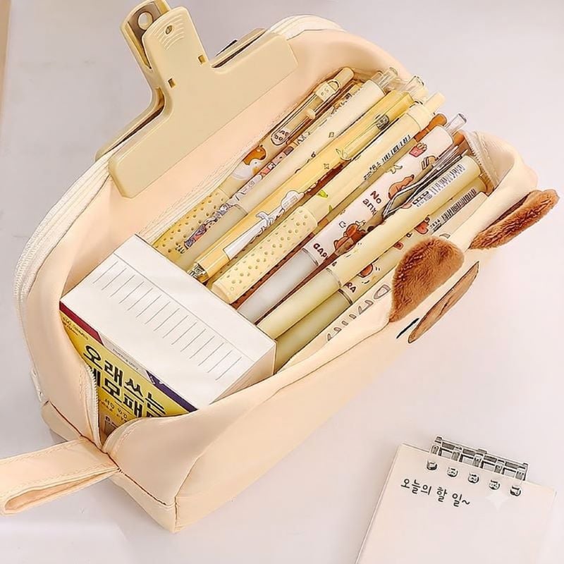 Large Capacity High-value Capi-Panda Pencil Bag - Image 2