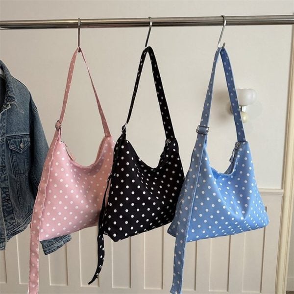 Casual Polka Dot Tote Bag