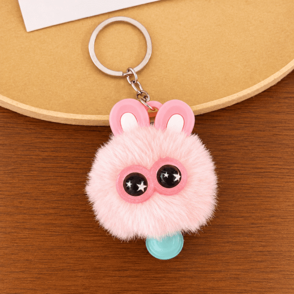 Plushy Bunny Keychain