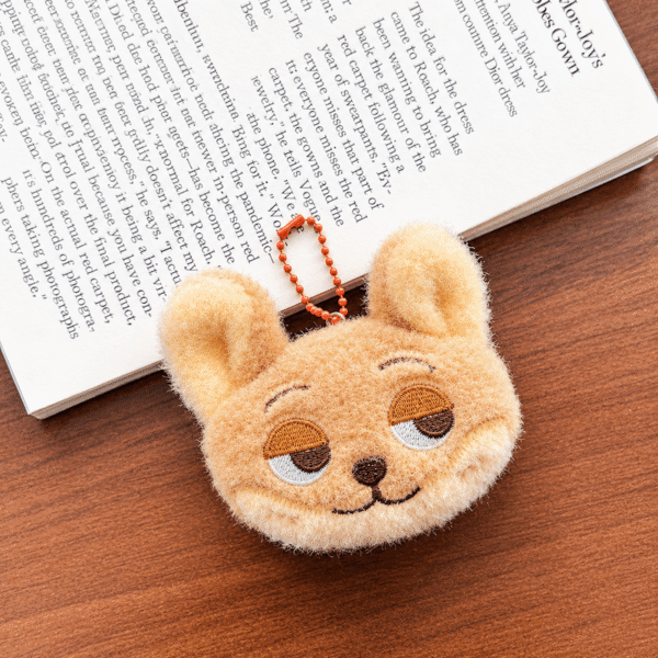 Sleepy Fox Keychain